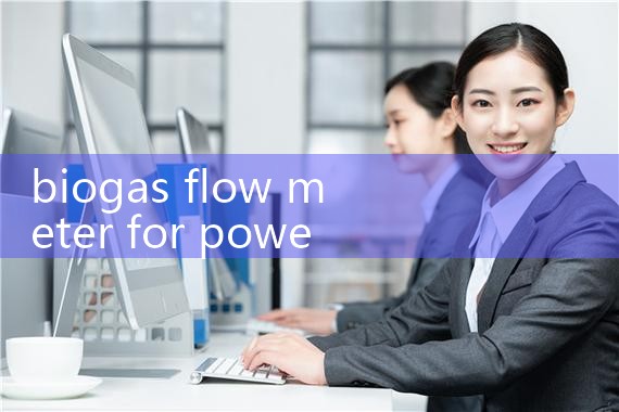 biogas flow meter for power generation|arduino flow meter