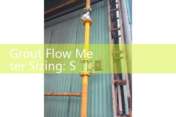 Grout Flow Meter Sizing: Selecting Rugged Electromagnetic Sensors for High-Solid Civil Engineering Pumping