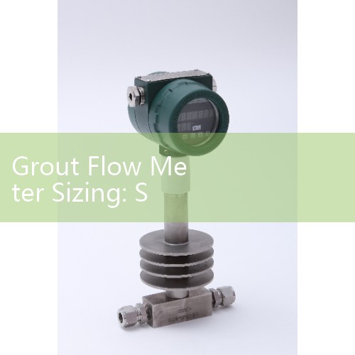 Grout Flow Meter Sizing: Selecting Rugged Electromagnetic Sensors for High-Solid Civil Engineering Pumping